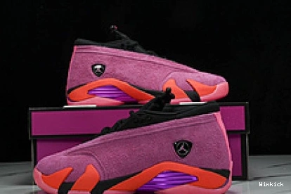 DH4121-600 SHOCKING 14 PINK (W) JORDAN LOW RETRO 1020